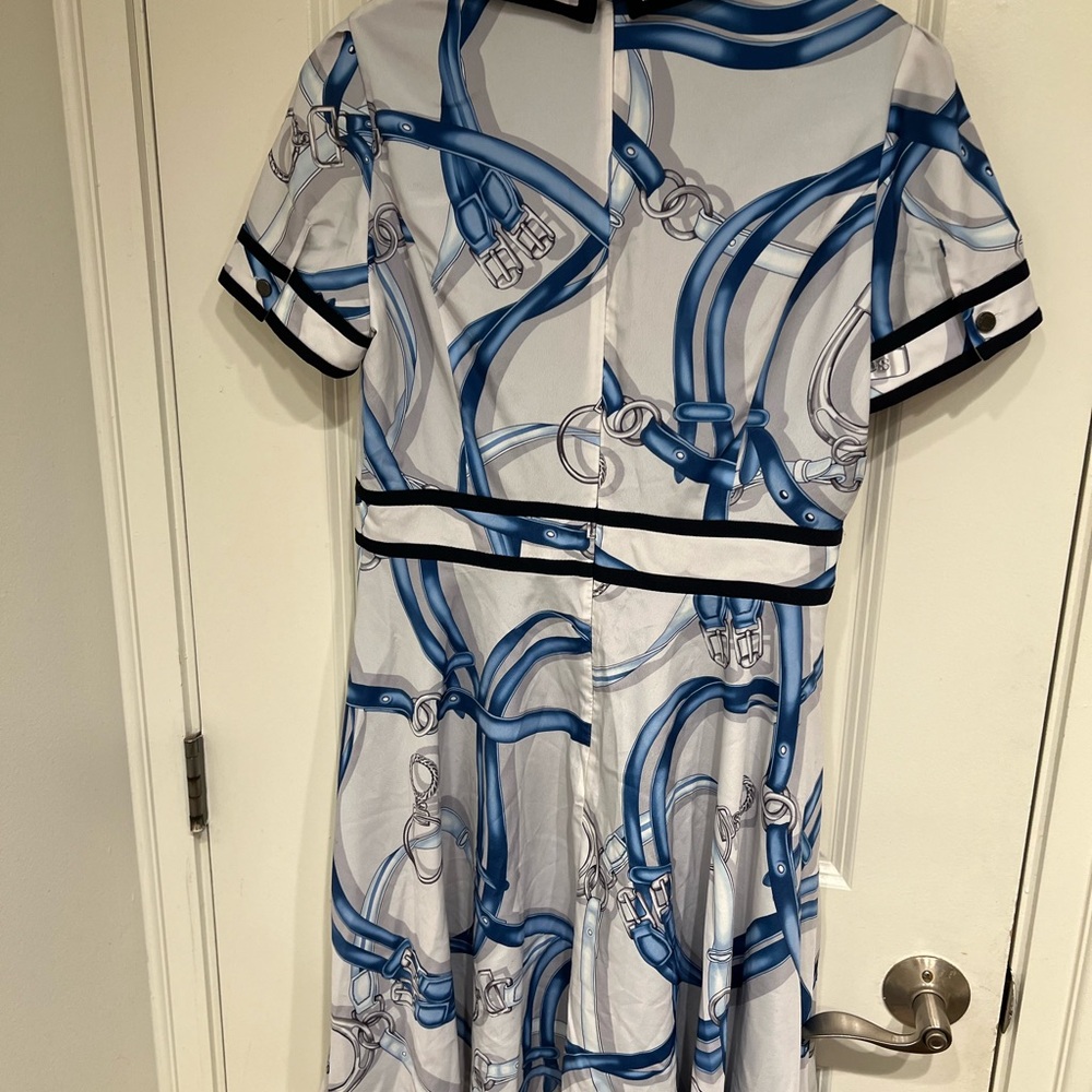 Scofield Iconic Chain Pattern Dress - Picture 2 of 5
